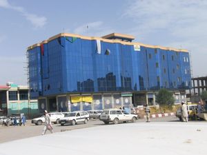 2007년 건설 중인 시내 중심가의 상업 지구