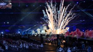 스타드 드 프랑스에서 열린 패럴림픽 폐막식