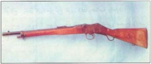 이크완이 사용했던 구식 소총