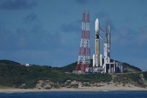 2019년 LP-2에 있는 HI-IIB 8호기 (HTV-8)