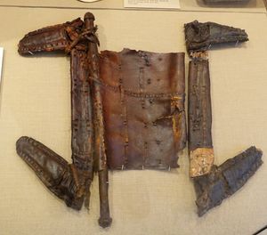 틀이 있는 누비아 안장, 서기 375년경