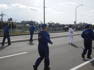 성화 봉송 5일차의 모습