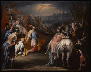 야코브 푸넬(Jacob Punel)의 "콘스탄티누스의 환시" (17세기경)