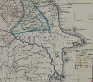 쉬르반 지도, 요한 크리스토프 마티아스 라이네크, 1804년