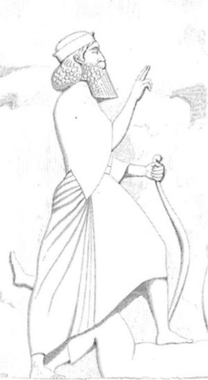 다리우스 1세, 외젠 플랑댕의 작품 (1840)