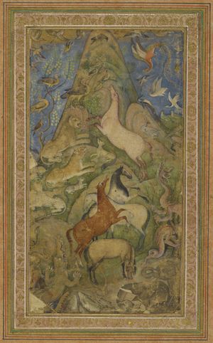 니샤푸르의 아타르의 작품에 묘사된 시무르그