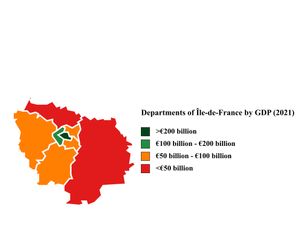 일 드 프랑스 데파르트망 (2021년 GDP)