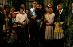 2008년 1월 14일, 알바로 콜롬 취임식