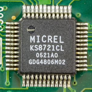 마이크렐(Micrel) KS8721CL – 3.3V 단일 전원 공급 장치 10/100BASE-TX/FX MII 물리 계층 트랜시버