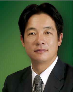 2017년 당시 타이난 시장 라이칭더