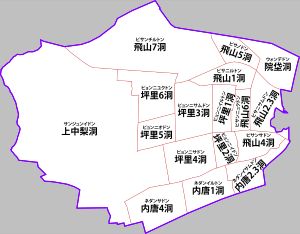 대구 서구 행정 구역도