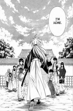 교토 편의 마지막 장면은 방랑자 켄신이 카오루의 도장에 받아들여지는 것에 초점을 맞추면서 애니메이션 각색의 영향을 받았다.