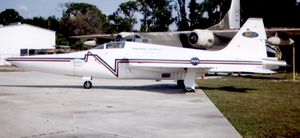 DARPA 소닉 붐 테스트를 위해 개조된 NASA F-5E