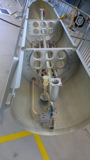 F-5 외부 연료 탱크 단면도