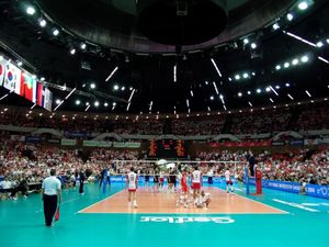 카토비체에서 열린 2012 FIVB 월드 리그 경기