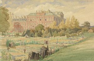 제1차 세계 대전 동안 켄싱턴 궁의 할당지, 헨리 러쉬버리의 작품