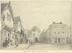 1830년 럭비 하이 스트리트