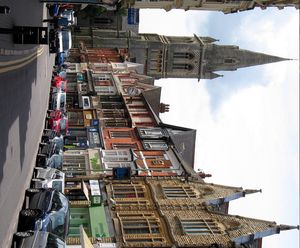 리젠트 스트리트와 세인트 앤드류 교회의 탑