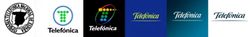 1924년부터 2021년까지 텔레포니카 로고의 변천사