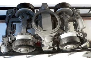 모형 M2 열차의 대차