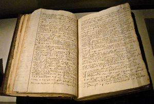 manuscript from Gabriel de Luetz d'Aramon in bound volume