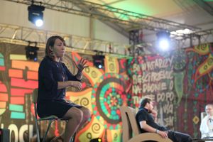 2017년 Przystanek Woodstock에서 폴란드 수화 통역사