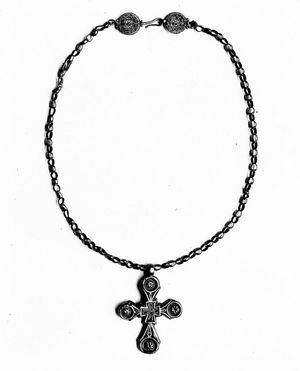 비잔틴 기독교 십자가 목걸이