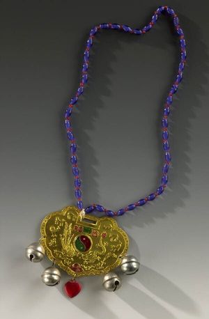 수명 자물쇠가 달린 중국 목걸이