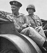 영국군 장군 몽고메리와 함께 (1943년 7월)