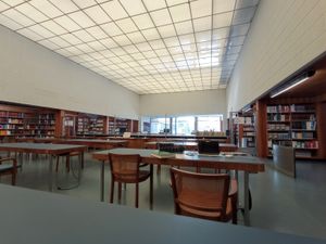 스위스 국립 도서관 메인 열람실