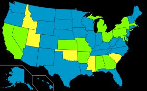 미국 내 총살형 사용 현황.