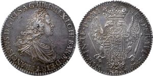  은화: 토스카나 대공국 1747년의 10 파올리, 로렌 가문의 프란츠 통치 시기