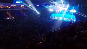 2019 시즌 동안 댈러스 퓨얼 홈스탠드 이벤트가 열린 앨런 이벤트 센터 내부 모습