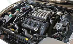 Twin turbo DOHC 6G72 engine