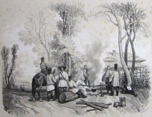 1841년의 왈라키아 농민들