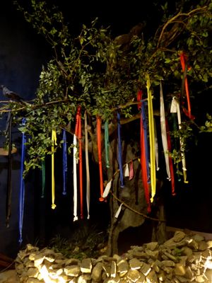 서울 롯데월드 민속박물관에 전시된 재현된 성황당