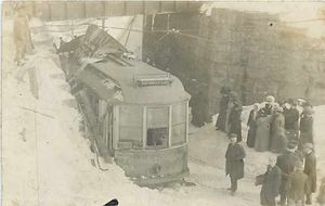 20세기 초의 피츠필드 트롤리