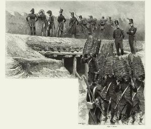 1832년 앤트워프 공방전 당시 프랑스 공병대