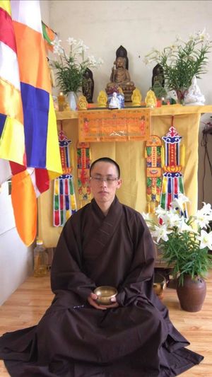 베트남의 젊은 불교 승려