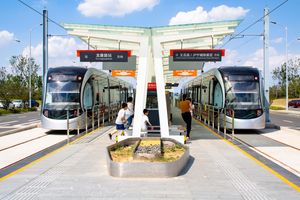 쑤저우 신구 궤도전차 룽캉루 역