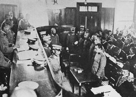 일본의 군법회의. 아마카스 사건의 공판(1923년).