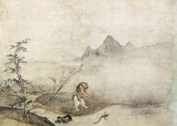 표어도 조세쓰 (수묵화 부분)