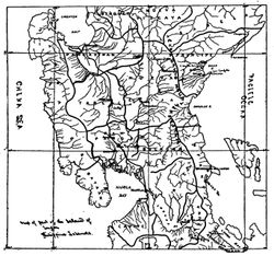 1909년 북 타야바스 지도.