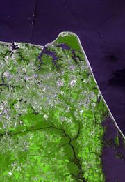 버지니아비치의 위성 사진