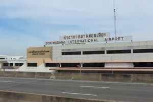 2020년 돈므앙 톨웨이에서 본 돈므앙 국제공항 전경