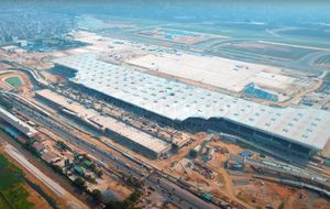 건설 공사 중인 터미널 3