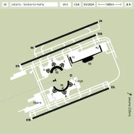 수카르노 하타 공항 배치도