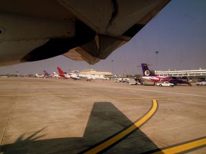 치앙마이 국제공항의 항공기