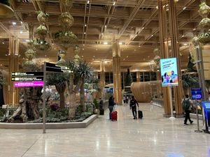 터미널 2의 국제선 출발 구역