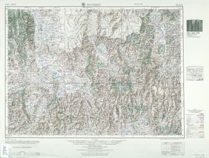 허현}})이 포함된 1954년 미 육군 지도국 지도